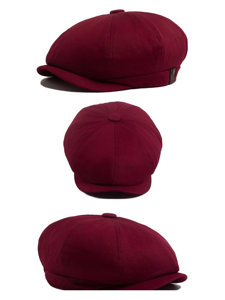 Unisex Spring & Autumn Duckbill Beret: Retro Newsboy Cap In Soft, Thin Fabric for a Versatile, Classic Look.