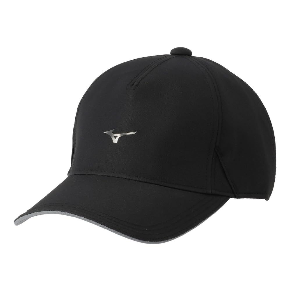 

Golf Logo Cap with Sunglasses Keeper Hat GOLF Logo E2MWA502 Black Free [Mizuno] Men s Men s (Head Circumference 56-60cm)