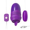 Rechargeable G-spot Vibrator Clitoral Stimulator Licking Nipple Massager Sex Toy