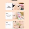 Plush Material Plush Bow Rabbit Keychain Decoration Bunny Bag Pendant Stuffed Keychain  Couple