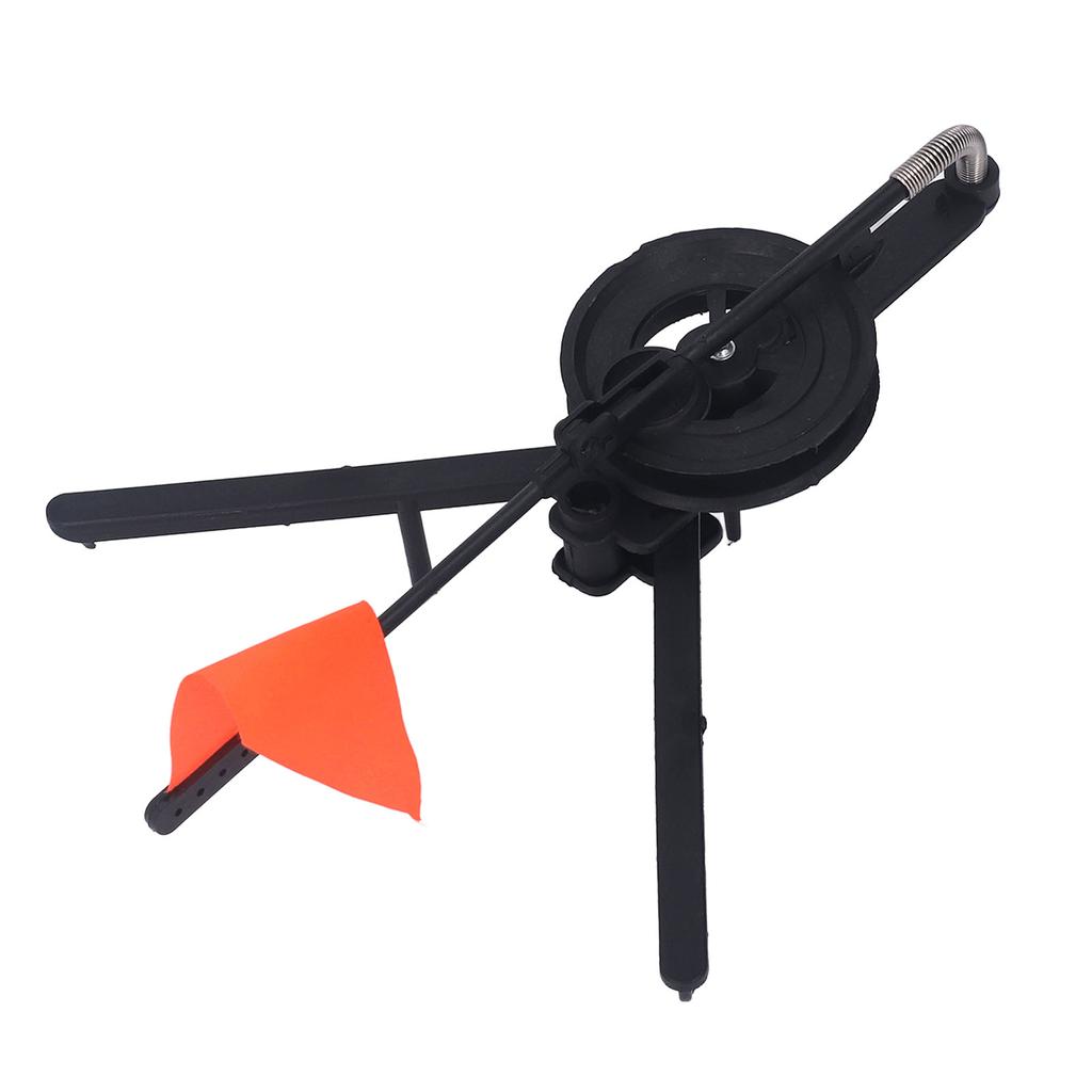 Winter Ice Fishing Flag Marker Triangular Structure Fixed Tip Up Ice Fishing Flag Pole Indicator