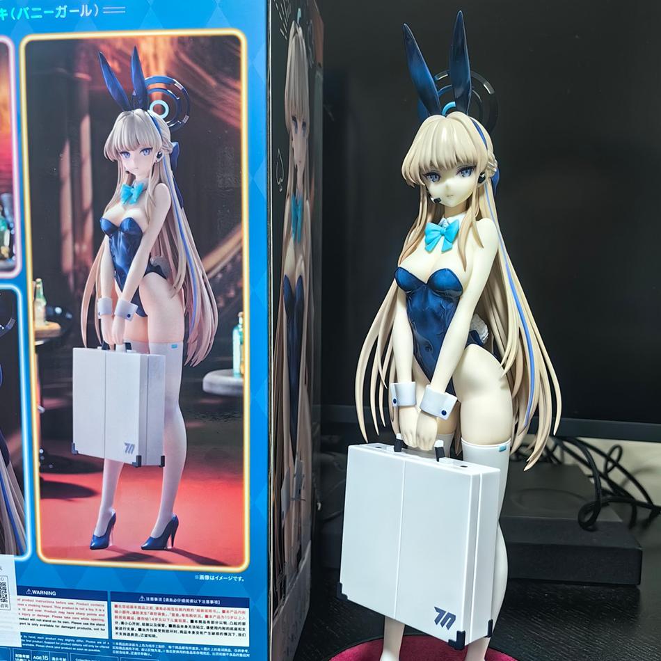 Blue Archive Asuma Toki Standing Position Game Girl Figure Model Statue Boys Collection Desktop Decoration Ornament Toys Gifts