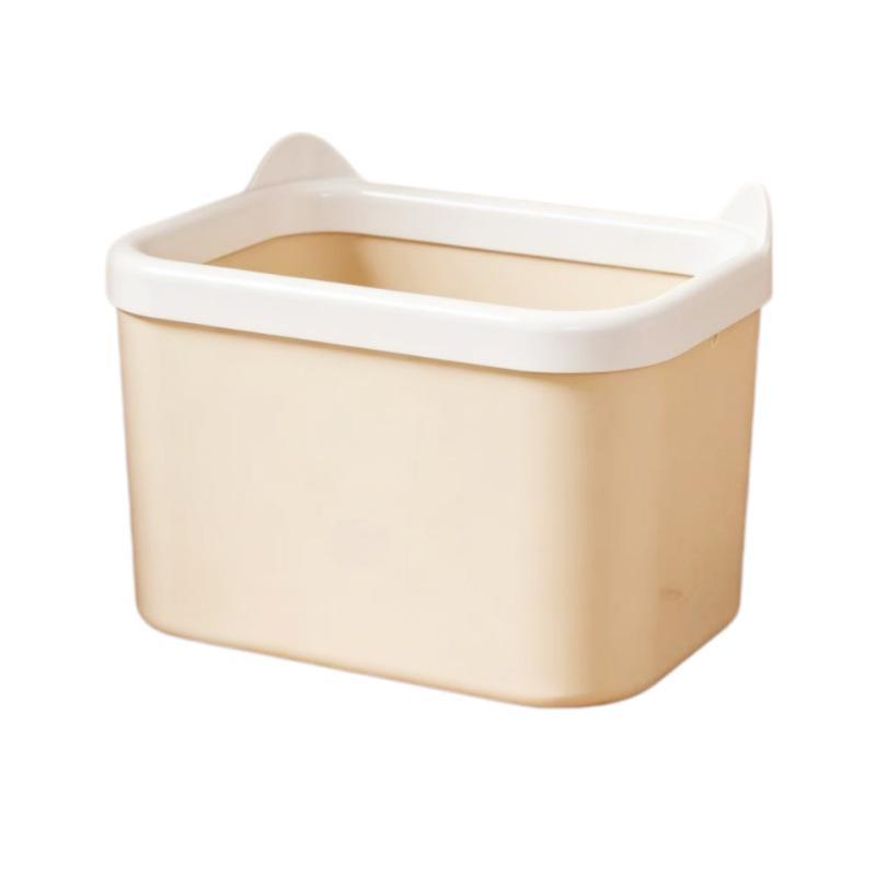 Cute Cat Ear Desktop Storage Bins Durable Construction Multi Color Options For Organizing Desk Sundries Stationery
