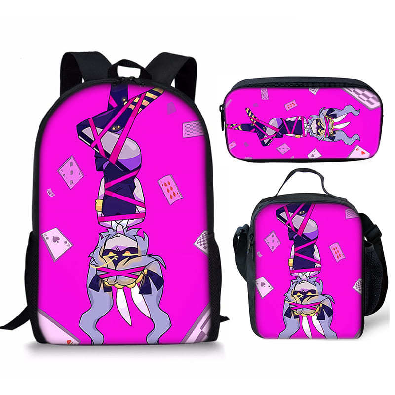 Hip Hop Youthful Novelty Murder Drones 3D Print 3pcs/Set Student Travel Bags Laptop Daypack Backpack Lunch Bag Pencil Case