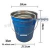 ZISIZ Round Iron Empty Bucket