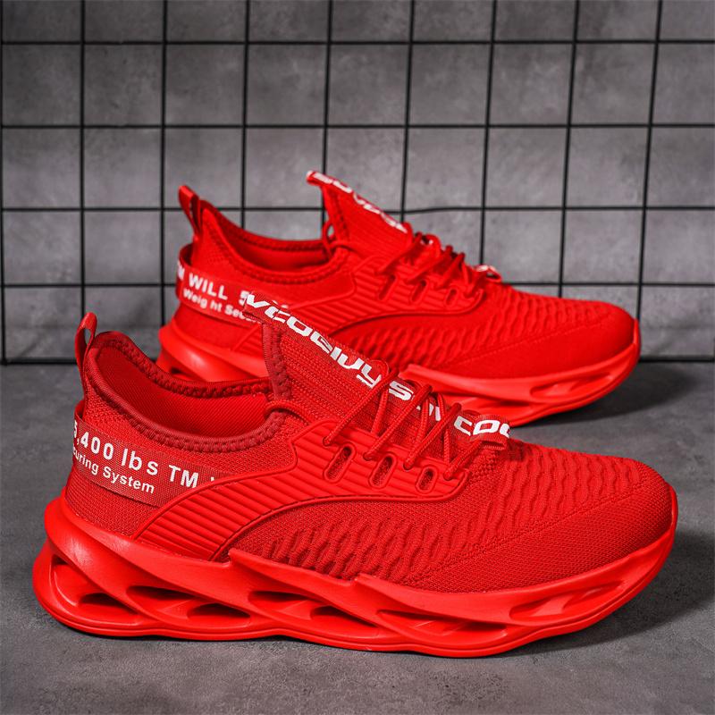 Hot Sale Pink Casual Sneakers Women Men Blade Shoes Big Size 46 Light Breathable Running Shoes Shoes Men Mesh Sports Sneakers
