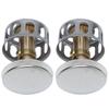 2Pcs Push Bounce Core Universal Bullets Pop Up Sink Stopper Drain Filter for Bathroom