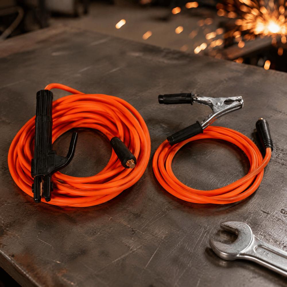 Heavy Duty Welding Cable Brass Iron Electrode Holder Welding Tools Ground Wire Welding Machine