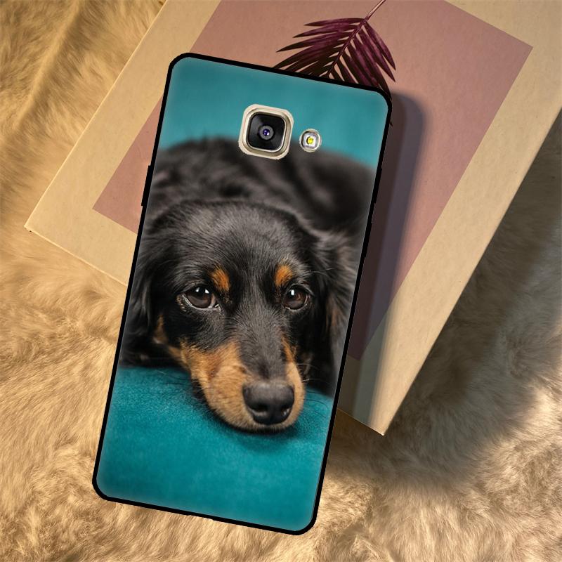 Dachshund Dog Cover For Samsung Galaxy A6 A7 A8 A9 J8 J4 J6 Plus 2018 J7 J5 J3 2016 A5 A3 2017 Back Case