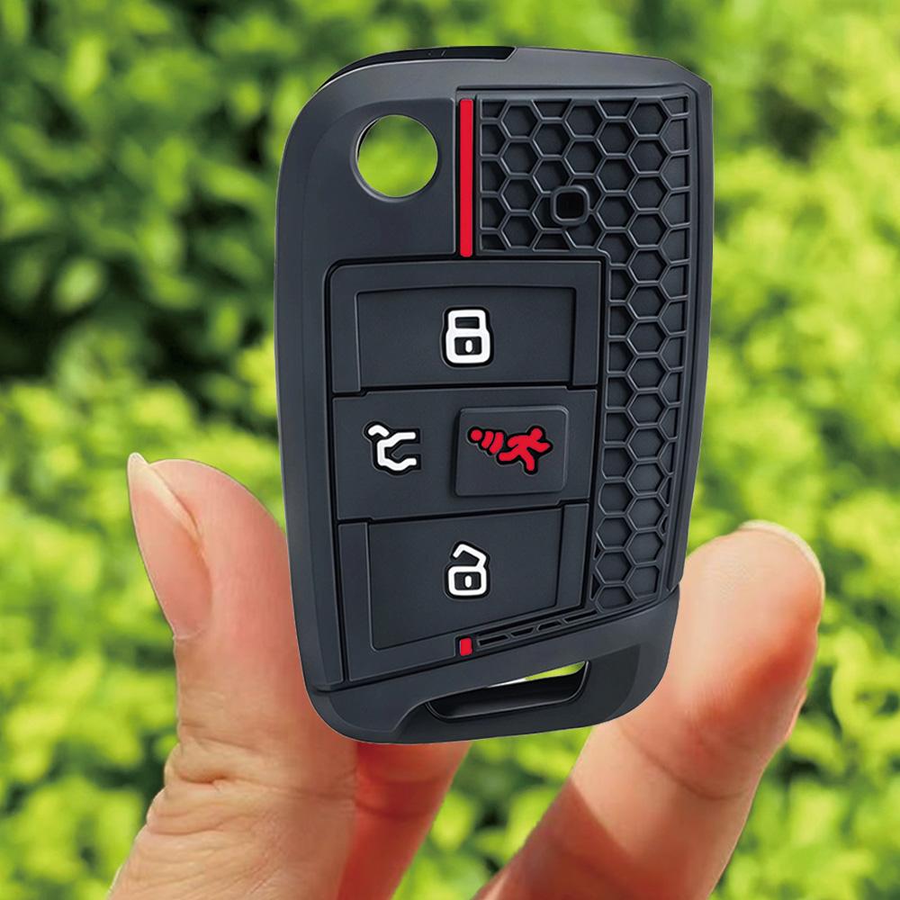 Брелок Силиконовый Чехол для Ключа Автомобиля Для Volkswagen Golf GTI Alltrack Golf R Sportswagen Polo Skoda Tiguan Atlas e-Golf Jetta
