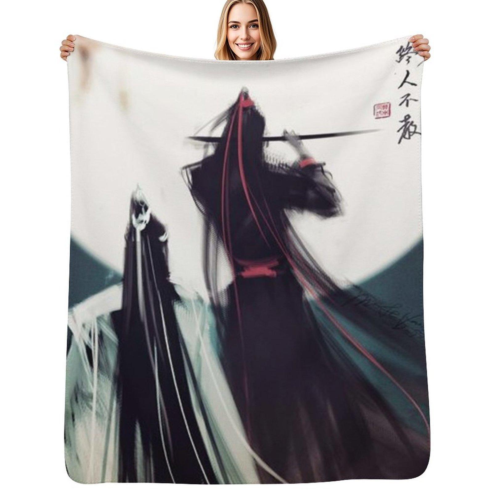 

Mo Dao Zu Shi Throw Blanket Lightweight Cozy Blanket for Bed Sofa 102x76cm(40x30in)