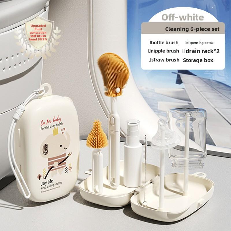 Silicone Cleaning Kit Cleaning Brush Drain Portable Travel Kit