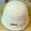 Fisherman's Hat Children Autumn and Winter Plush Bucket White Basin Hat Women