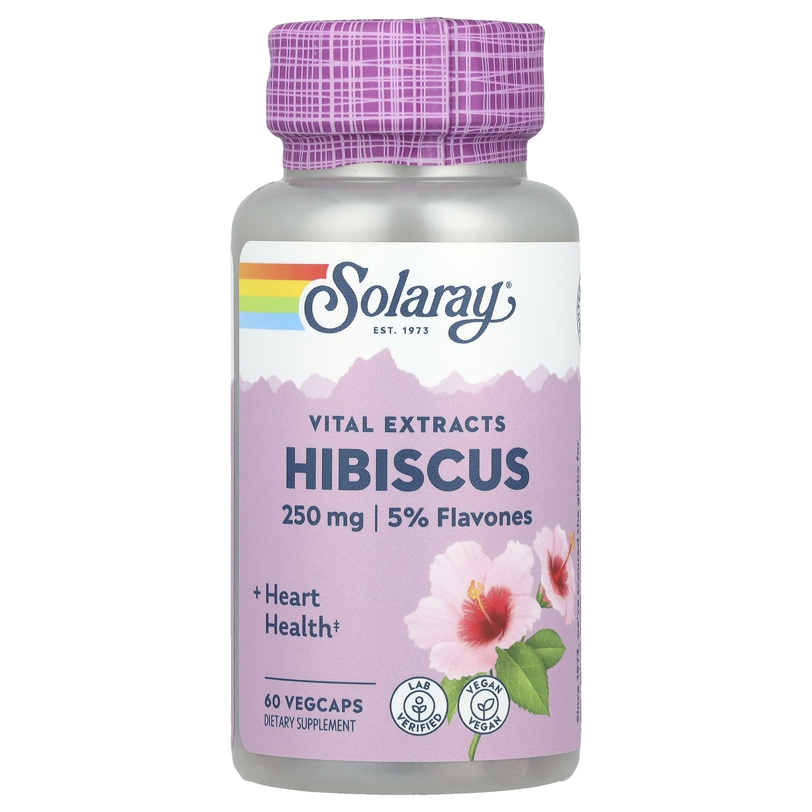 

Hibiscus Flower Extract, 250 Mg, 60 Veggie Capsules