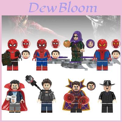 X0331 Ensemble de Jouets Blocs de Construction Spiderman avec Costume de Super-Héros Noir et Rouge
