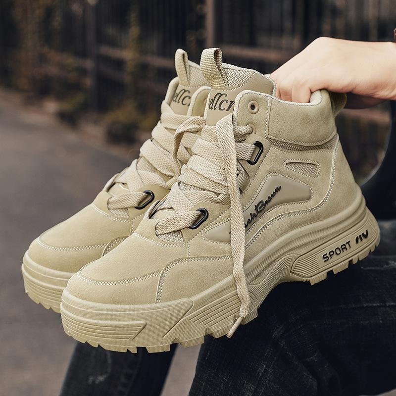 

Мужская обувь Ботинки Мартин мужские осенне-зимние новые уличные рабочие ботинки походная обувь мужские ботинки 44 хаки