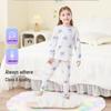 DEESHA Girls' 100% Cotton Long Sleeve Pajama & Home Wear Set