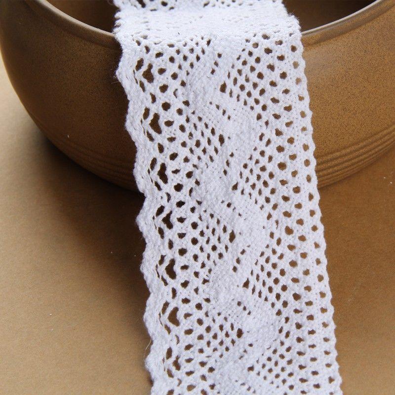 New Lace Accessories Decorative Handmade DIY Material Pack Embroidery Cotton Sewing Lace Belt Apparel Sewing Supplies