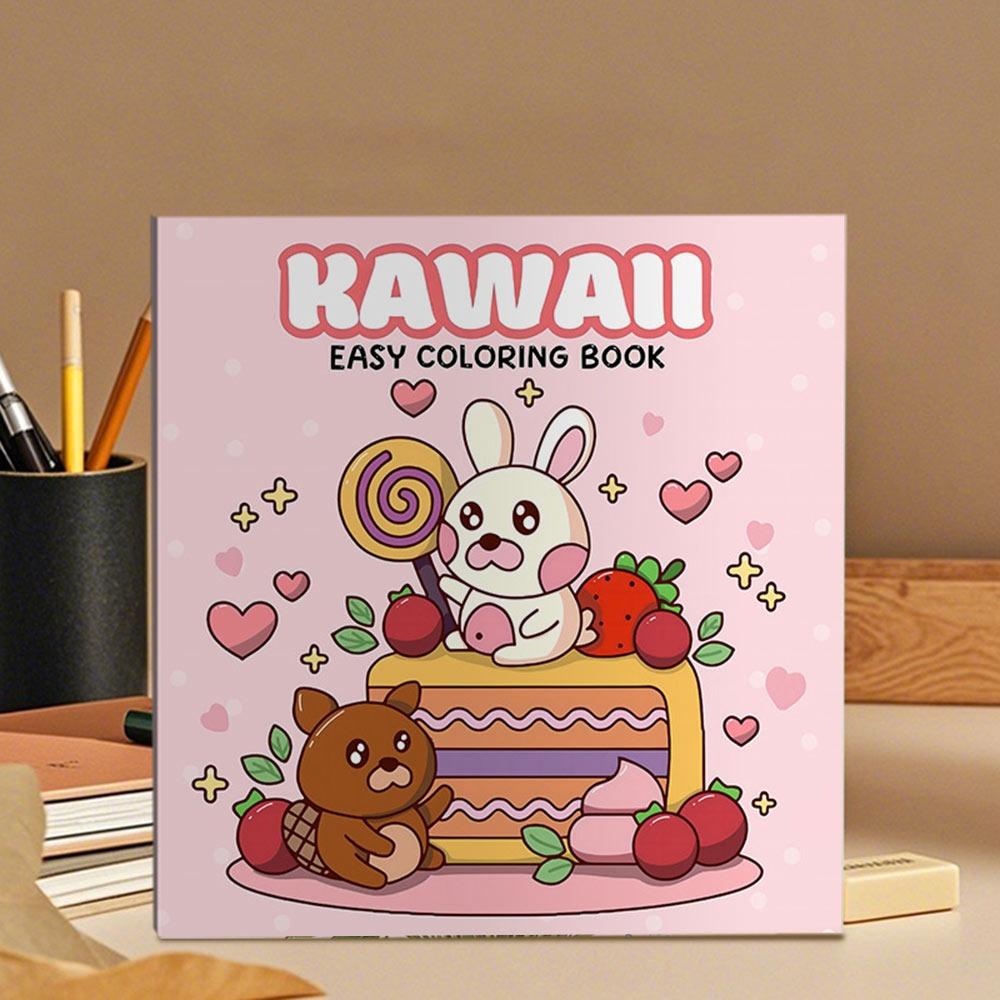 Stress Relief Graffiti Painting Book Educational Paperback Cute Doodles Book  for Adults And Teens