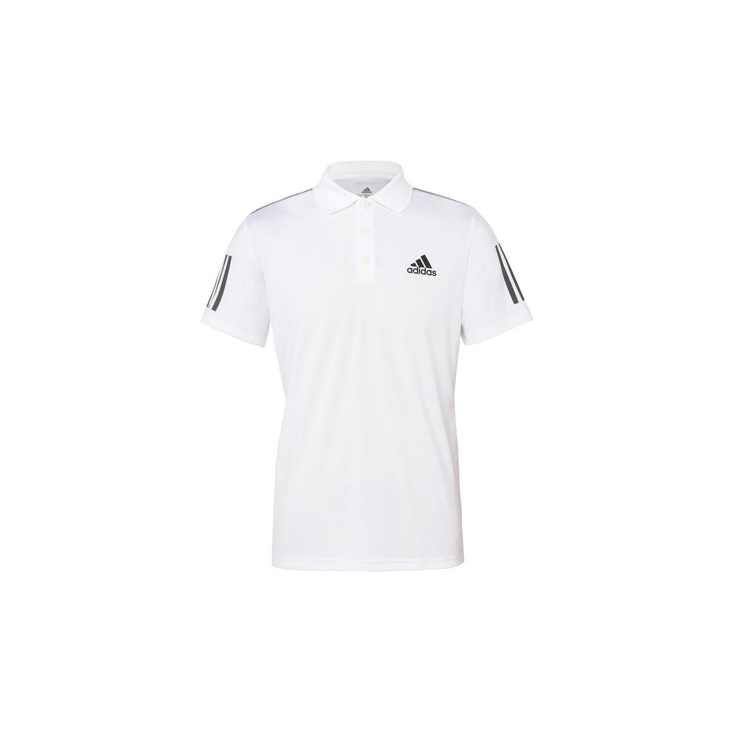 Adidas Club 3-Stripe Polo Shirt Men Tops White DU0849