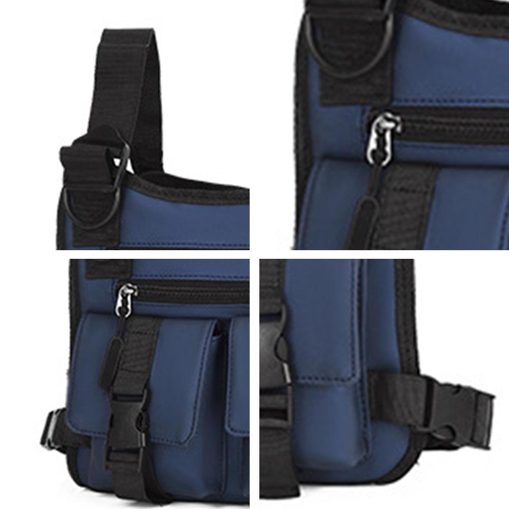 Chest Rig Bag Running Chest Pack Multi-Function Lightweight Vest Bag Adjustable Outdoor Chest Bag Waterproof for Men Women