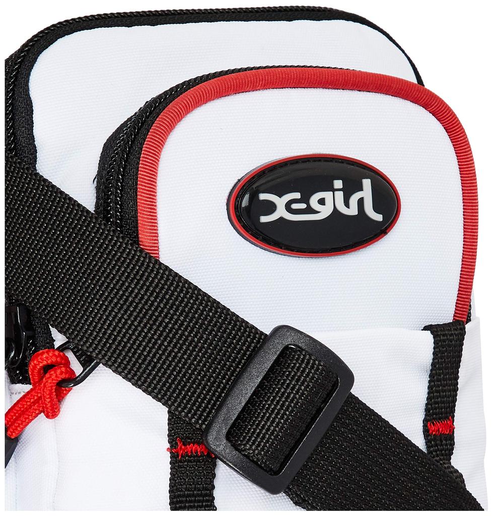 Shoulder Bag OVAL LOGO SHOULDER POUCH WHITE Free Size [X-girl]