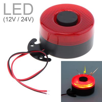 Sirene de campainha de alto-falante de alarme de reversão de carro 12V / 24V com luz