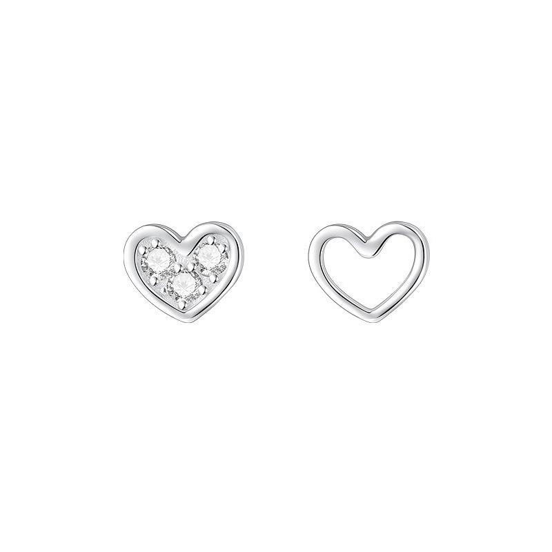 1 Paio Orecchino Cuore Vuoto Chiodo Osso Orecchio Per Donne Orecchino Cartilagine Orecchino Stud Spirale Gioielli Corpo Regali