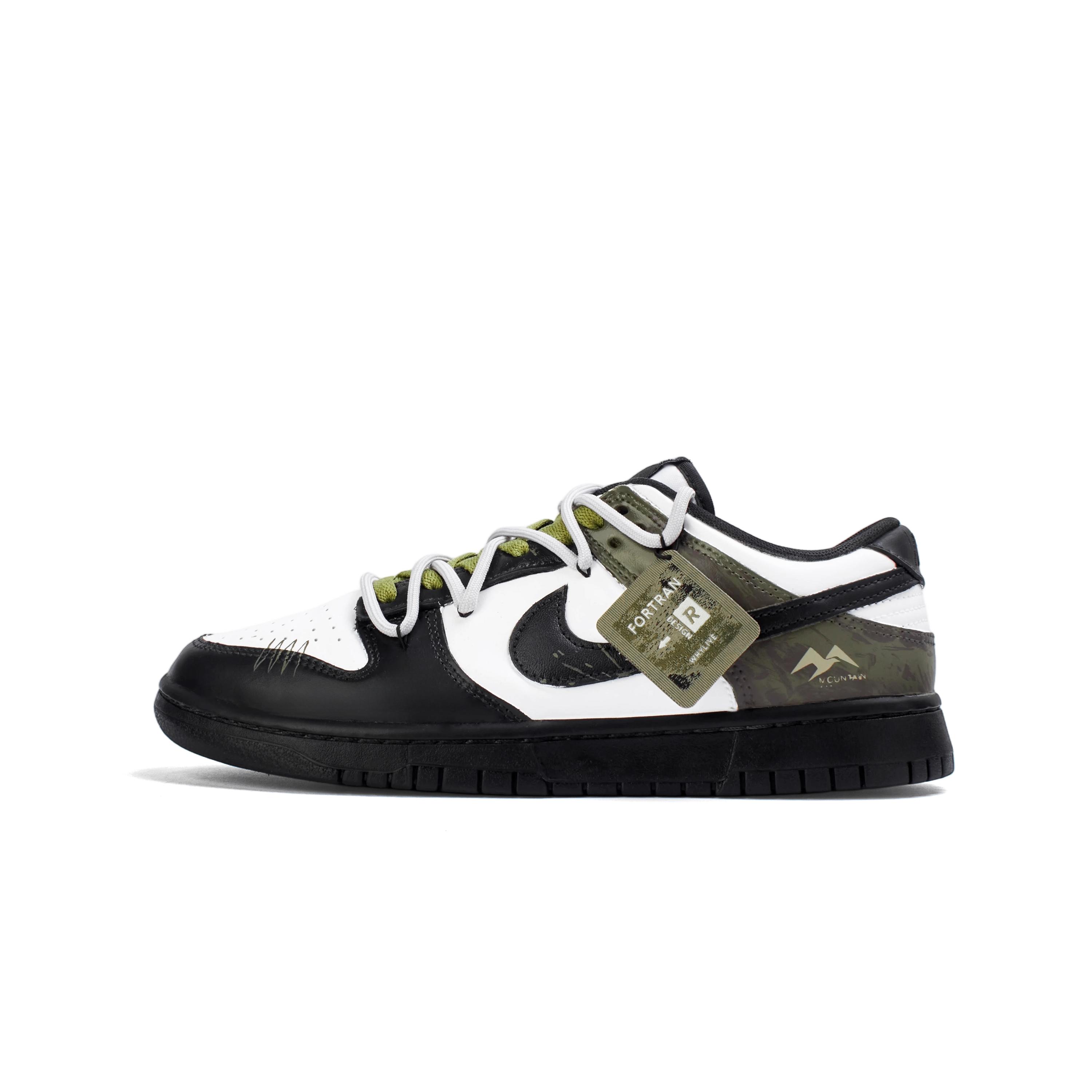 

Nike Dunk Abrasion Resistant Low top Skateboard Shoes Unisex Black HF5441-100(Team354-) 39