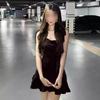 Pure Desire Style Spice Girl Red Suspender Dress Women's Spring New Design Sense Niche Temperament Waist and Thin Short Skirt