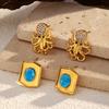 18k Gold-plated Real Gold Marine Creature Pendant DIY Handmade Jewelry Bracelet, Necklace, Earring, Stainless Steel