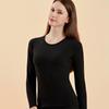 Lyocell Cashmere Thermal Set: Fleece-Lined, Extra Thick, Self-Heating Base Layer for Couples (Autumn Wear)