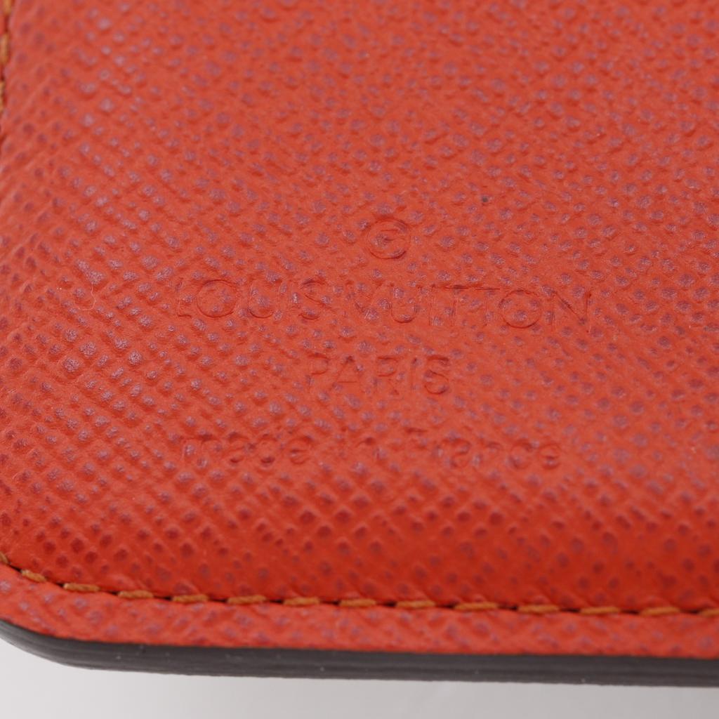 Louis Vuitton Compact Zip Bi-Fold Wallet M95189 Monogram Perfo Brown / Orange Monogram Canvas Women Used