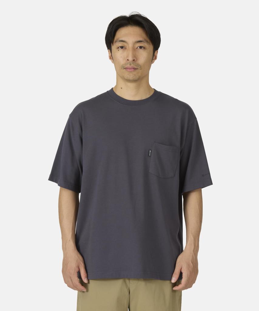 Snow Peak New Standard Pocket Short Size L T-Shirt NSD-TS-25AU001 T-shirt Sleeve Men's / Women's CHARCOAL Direct from Japan