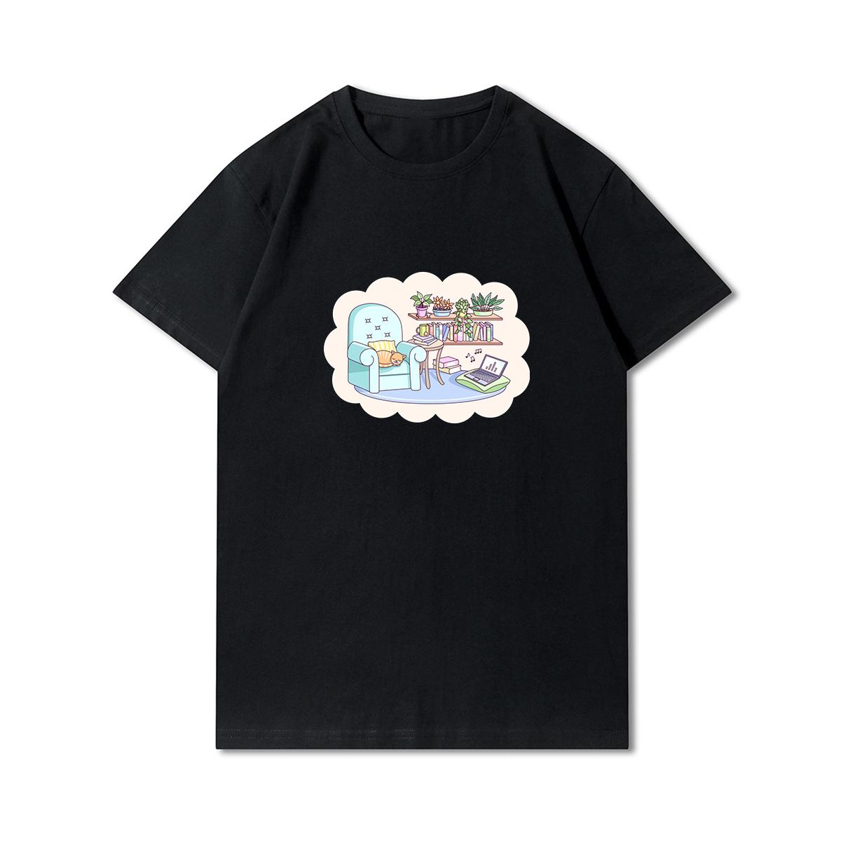 

Летние футболки больших размеров с 100 узорами для женщин, повседневные топы с короткими рукавами и принтом медведей, футболки из 100% хлопка с круглым вырезом XS