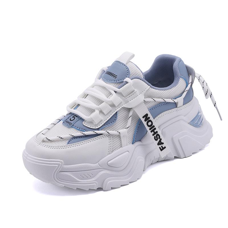 Korejská verze Tatínek Boty Dámské Podzimní Nové Prodyšné Studentské Sportovní Boty Dámské Ležérní Vyvýšené Boty