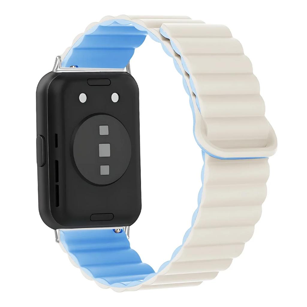 Magnetic Strap for Samsung Galaxy Fit 3 Sport Silicone Watch Band for Samsung Galaxy Fit3 Accessories Correa Men Women Bracelet