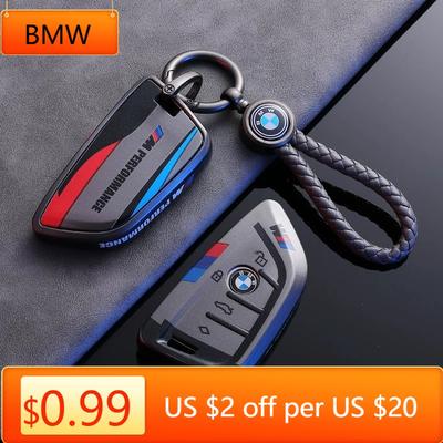 BAGI7 Car Sticker Car Key Case Cover Bag Accessories Holder Shell Keychain For F20 G20 G30 X1 X3 X4 X5 G05 X6 X7 G11 F15 F16 G01 G