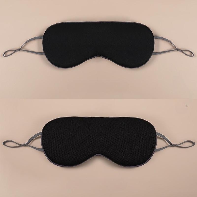 Sleeping Eye Mask Korean Style Ice Silk Warm And Cool Dual Use Adjustable Travel Light Blocking Breathable Eye Mask