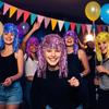 Glänzende Lametta-Perücke Metallische Maskenball-Disco-Hut Folien-Lametta-Perücken für Erwachsene Kostümparty Als Foto-Requisite Cosplay-Zubehör