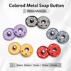 Boutons-pression Colorés Invisibles en Métal 10-21mm 10/20/30 Ensembles Boutons-pression pour Fermeture de Vêtements DIY