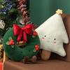 Christmas Tree Doll Pillow Cover - Red Holiday Decor for Sofa, Bed, or Living Room