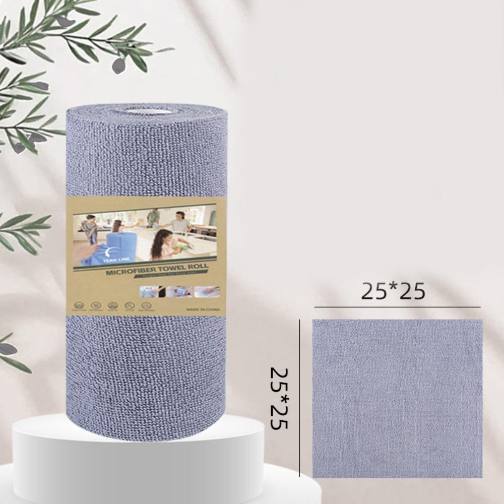 Scratch-Free Roll of Microfiber Cleaning Cloth Reusable Kitchen Towels for Car Home Kitchen Dishes