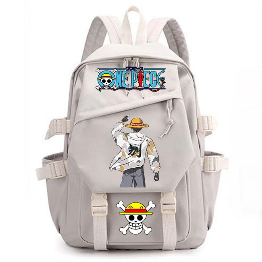Anime ONE PIECE schoolbag children's backpack primary school bag male and female junior high school students college students campus backpack