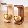 Metal Wind Chime Doorbell Entry Doorbell, Magnetic Hanging Bell, Solid Wood Chime, Crisp Door Frame Sound for Home Shop Studio Doors Decoration