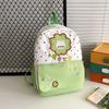 Schoolbag trendy high-value polka dot four-leaf clover cartoon backpack for junior and high school students cute kitten large-capacity schoolbag