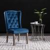 Day and Night - Day and Night Blue Velvet Dining Chair