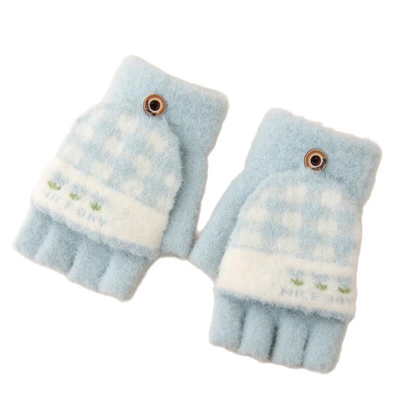 Kids  Winter Convertible Knit Gloves