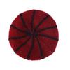 Women Winter Hat Thick Warm Knitted Hat Soft Velvet Slouchy Cap with Visor Brim for Middle-Aged And Elderly Ladies