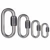 Stainless Steel O-Shape Screw Gates Carabiner Safety Master Lock Buckle Lock Caving Rock Climbing Escalade Equipement